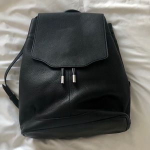 Rag & Bone Mini Pilot Backpack Black Leather